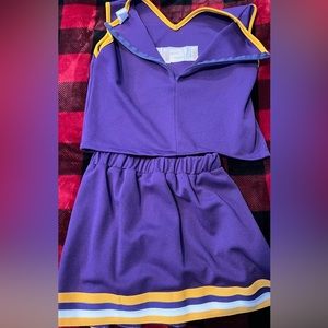 KIDS LSU CHEERLEADING OUTFIT